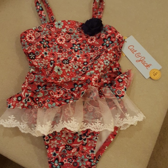 12 month Baby Girl NWT Bathing Suit - Picture 3 of 3